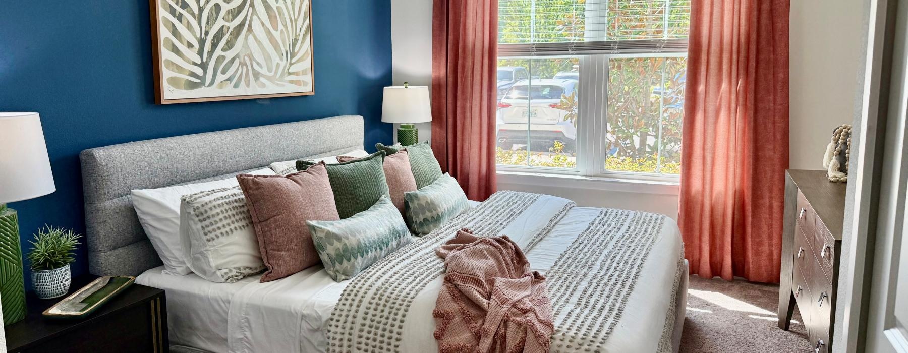 a bed with a blanket on it